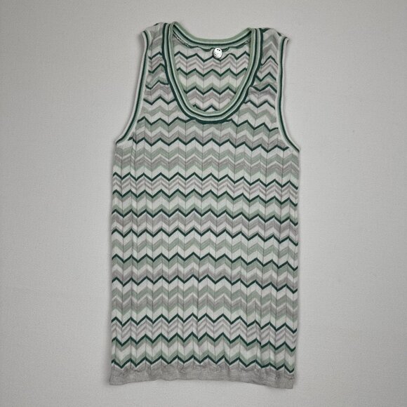 Margaret O'Lery Chevron Stripe Ribbed Sweater Tank - Picture 1 of 4